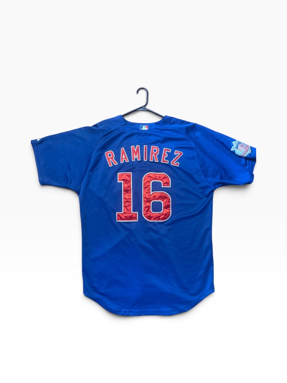 MLB Chicago Cubs Alternate Blue Jersey #16 Majestic Ramirez Sz 54 NL